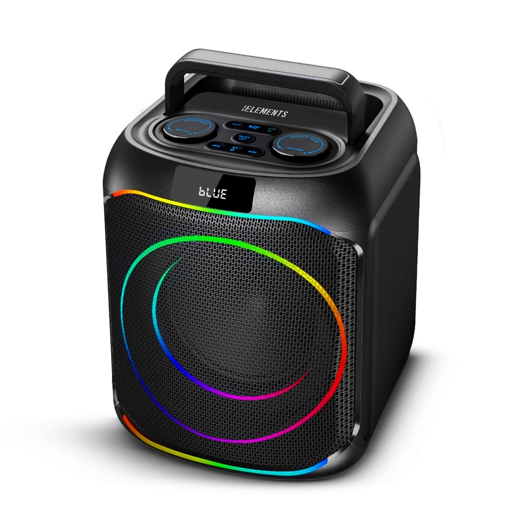 [1266] KB Elements Elite Karaoke Speaker with 8" Subwoofer & Wireless VHF Microphone – EA101KB